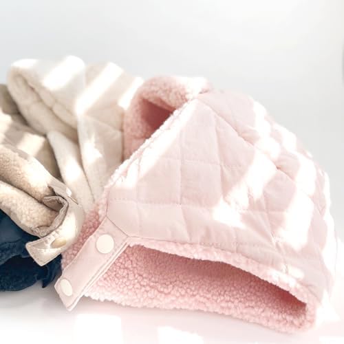babies winter trapper hat set soft sherpa lining adjustable
