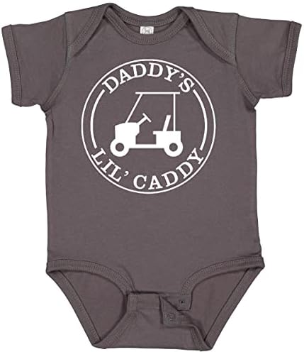 Daddys Lil Caddy Baby Bodysuit - Soft Durable - Easy Change Safe for Babies
