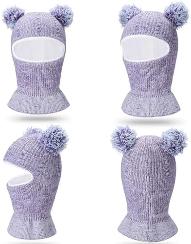 Adorable 2-in-1 Winter Hat Scarf Set for Kids