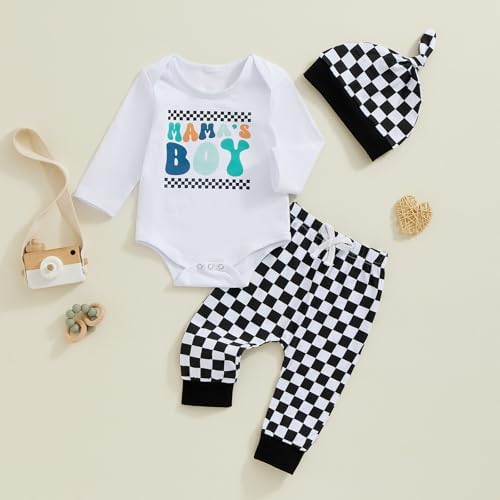 Socutebabe - Newborn Baby Boy Coming Home Outfit Set