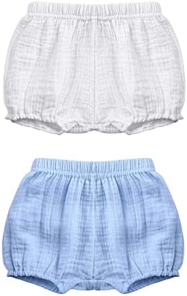 Symunnia 2-Pack Cotton Bloomers for Toddler Girls