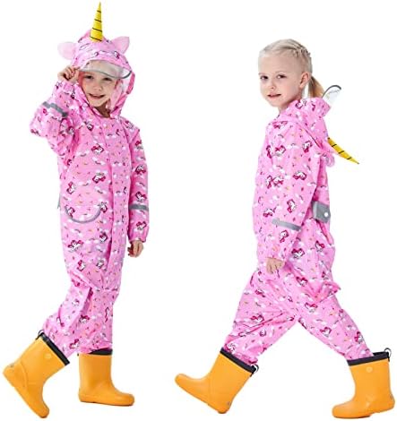 Hovkib Toddler Rain Suit Girls