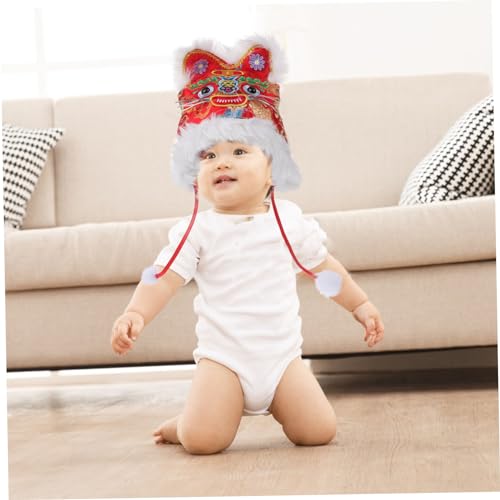 Handmade Toddler Boys 3-Piece Tiger Hat Set for Kids
