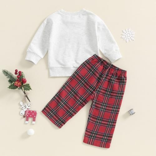 Newborn Christmas Outfit for Boys Little Guys 2-Piece Set