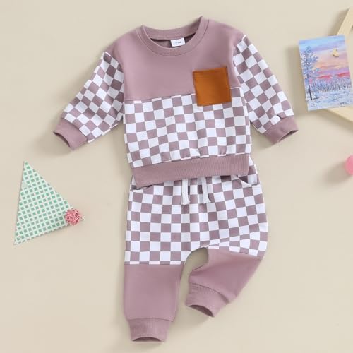 HNYENMCKO Toddler Boy Girl Clothes Set - Fall-Winter Outfits