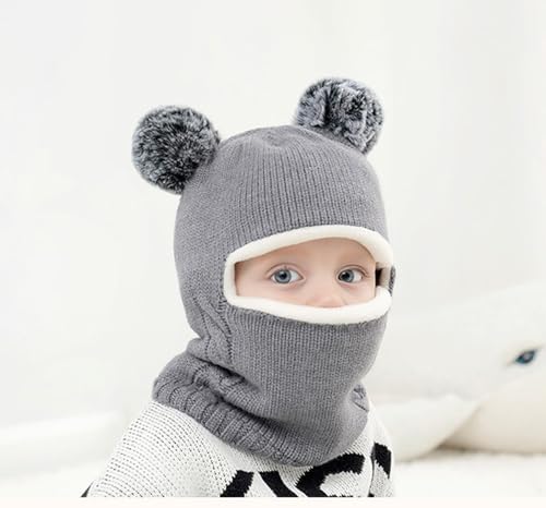 BAOPLAYKIDS polaroid winter hat set childrens polaroid heating hat