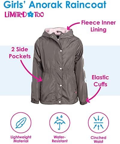 Limited Too Girls Layered Raincoat