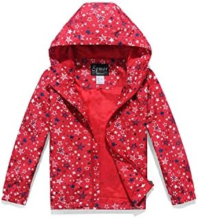 Spmor Boys Girls Lightweight Waterproof Rain Jackets