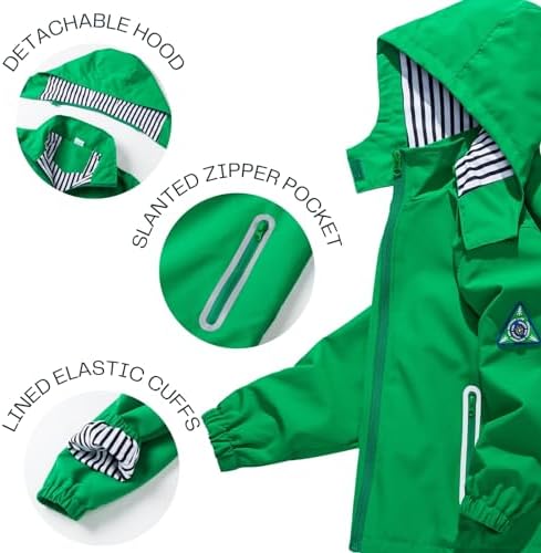 Dinosaur Waterproof Jacket for Kids
