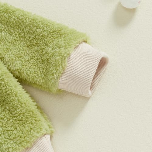 Baby Boy Winter Outfit Set - Soft Warm Fleece Face Print