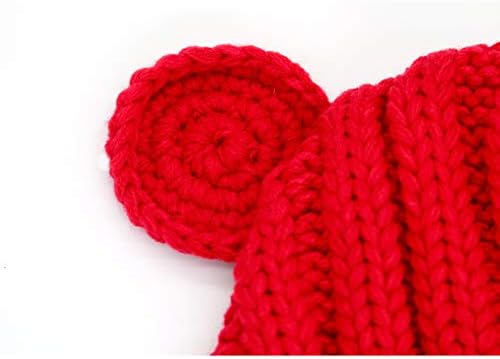IMLECK Baby Pure Color Hand-Knit Knit Hat