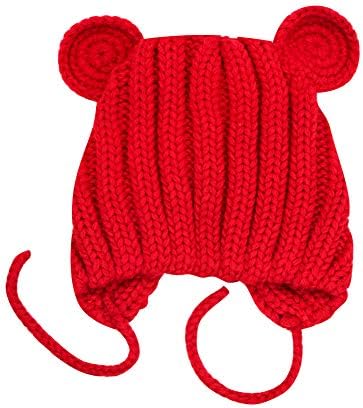 IMLECK Baby Pure Color Hand-Knit Knit Hat