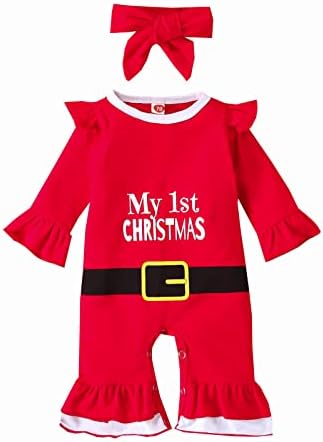 Cotton Christmas Bodysuit Set