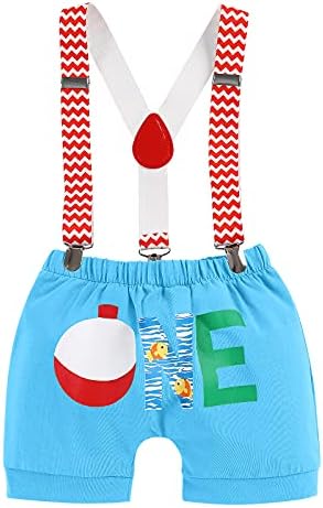 Perfect 1st Birthday Outfit for Boys Fishing Tuxedo with Hat