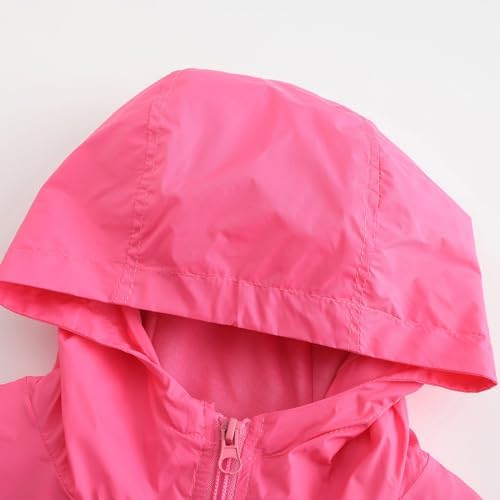 GRANDWISH Boys Girls 6-14 Year Old Waterproof Rain Coats