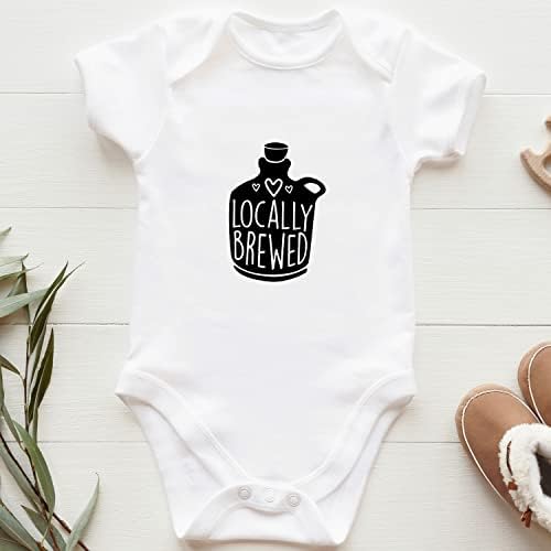 Printique Organic GOTS Certified Baby Onesie for 0-18 Months Trendy Cozy
