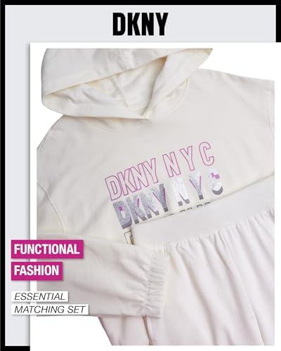 DKNY Girls Fleece Set Cozy Matching