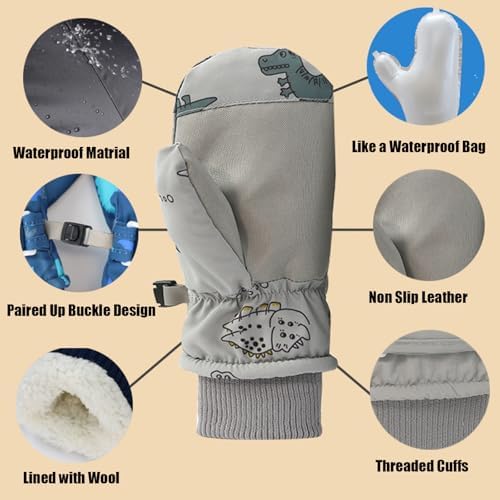 Waterproof Warm Baby mittens
