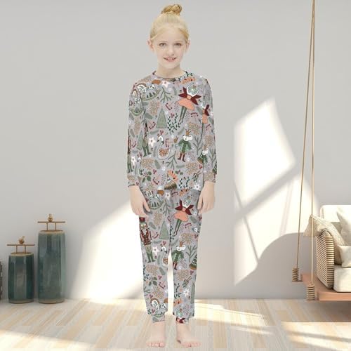 Girls Soft Trendy Thermal Underwear Set