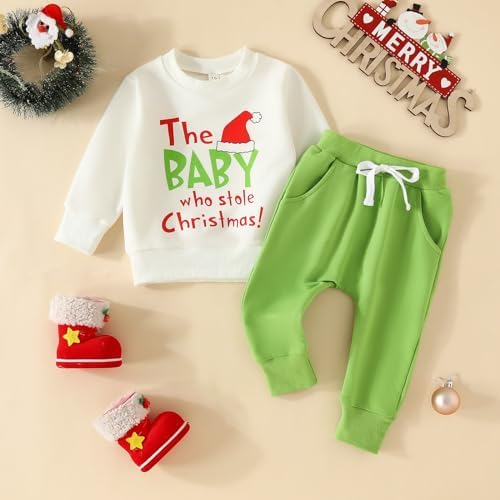 Delight Your Baby Girl this Christmas Long Sleeve Outfit Set 2