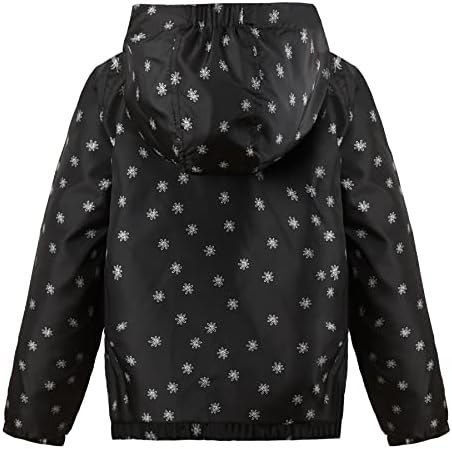 SUNDAY ROSE Boys Girls Rain Jackets Lightweight Waterproof Windbreakers for Kids