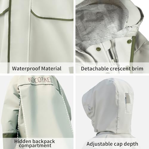 Lightweight Child Raincoat for Girls waterproof