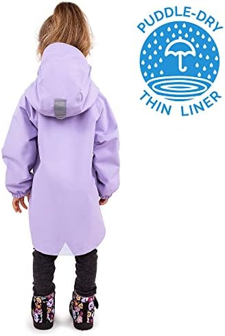 JAN JUL Sturdy Waterproof Rain Jacket for Kids