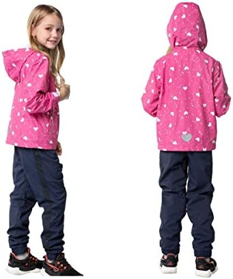 Hiheart Girls Lightweight Hooded Jackets