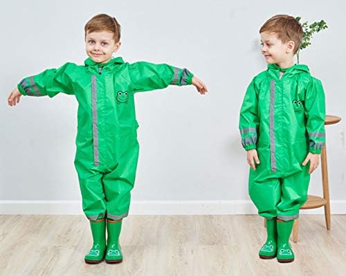Durable Fun Rainsuit for Kids Waterproof Reflective Outdoor Rain Coat