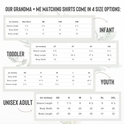 Handmade Grandparent Matching Shirts