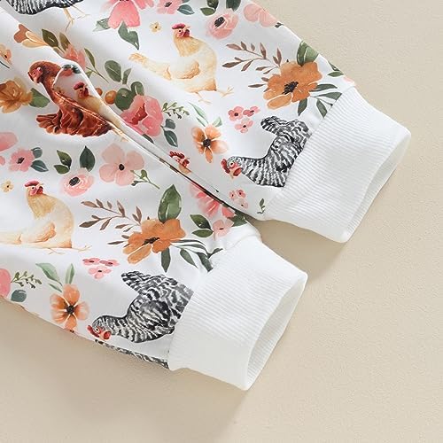 Floral Print Baby Sweaters - FallWinter for Toddler