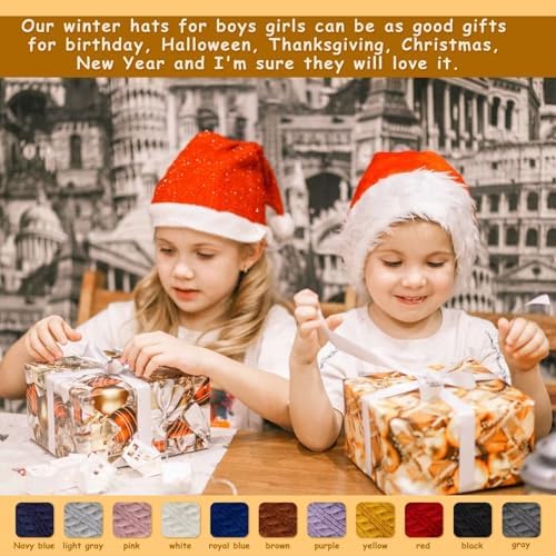 HAITHO Baby Winter Hat Scarf Set