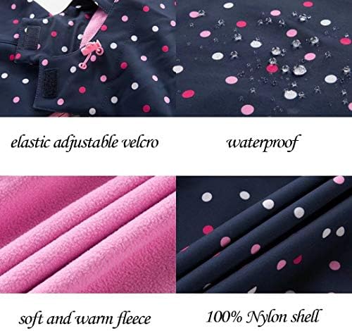 MGEOY Boys Girls Lightweight Waterproof Rain Coats for Kids - Windproof Water Repellent