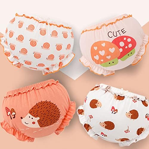 Baby Cotton Underwear Ruffle Back Design 4-Pack