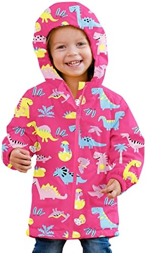 SWISSWELL Toddler Boys Girls Rain Jacket Waterproof
