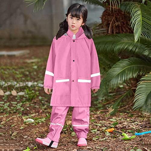 enjoch hot pink kids rain jacket