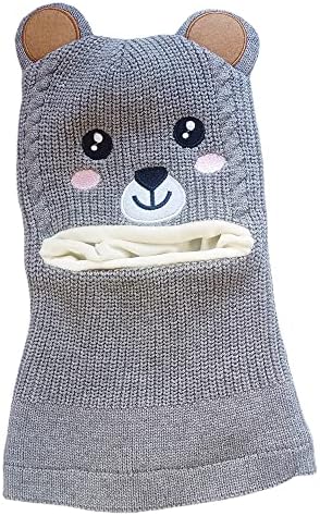 Winter Hat Scarf Set for Kids 2-5 Years
