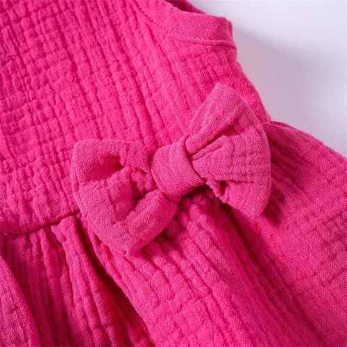 Cute Bow Ruffled Tanks Shorts Set for Toddler Girls Summer Excitement