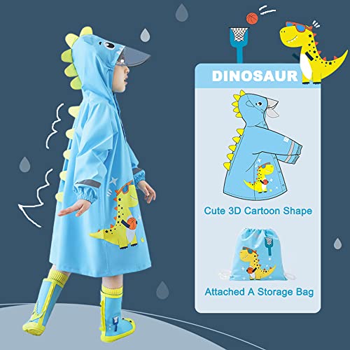 Fewlby Kids Reflective Raincoat