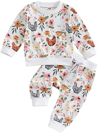 Floral Print Baby Sweaters - FallWinter for Toddler