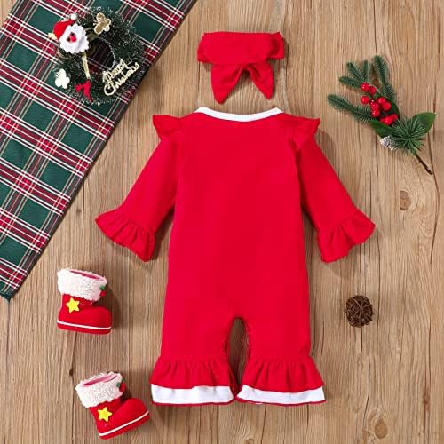 Cotton Christmas Bodysuit Set