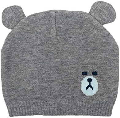 XKT Cute Bear Knitted Hat for Babies