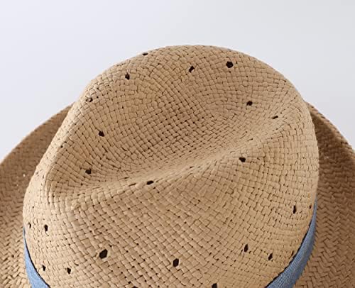 LLMoway Kids summer straw hat for toddlers and babies