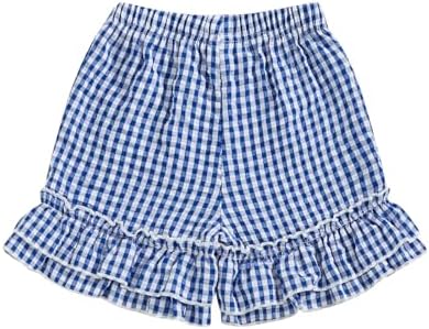 Perfect for Babies Plaid Ruffle Shorts for Toddlers