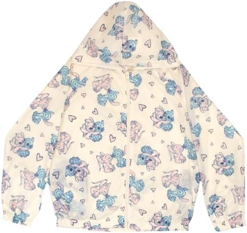 Disney Princess Lilo Stitch Kids Lightweight Rain Jacket