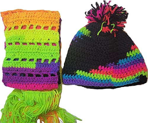 Adorable crochet hat scarf set for baby boys