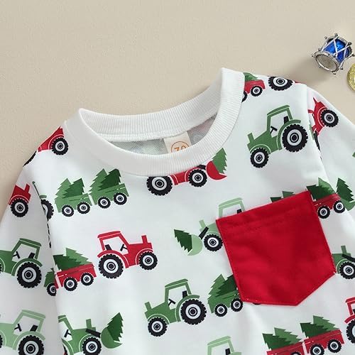 FIOMVA Chamoma Print First Christmas Outfit