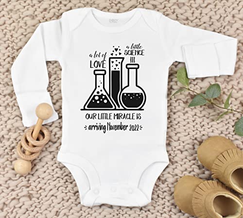 Personalized IVF Baby Bodysuit Made With Love Science