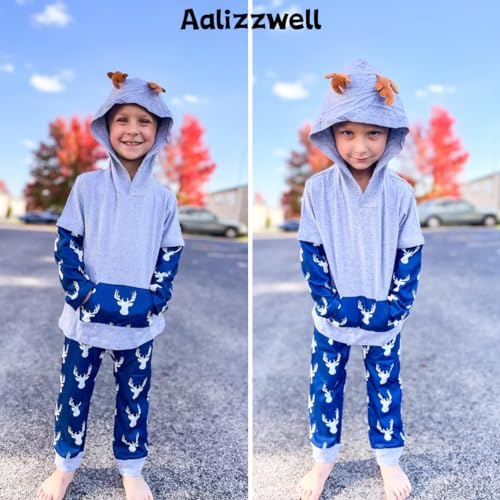 Aalizzwell Toddler Boys Fashionable Comfy Set