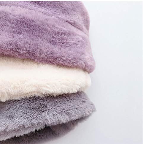 Happy Little Winter Hats with Faux Rabbit Fur